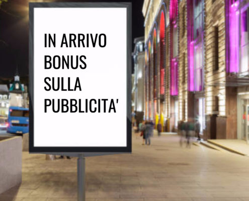 bonus pubblicità