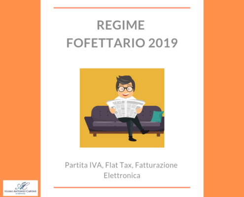 Regime forfettario 2019